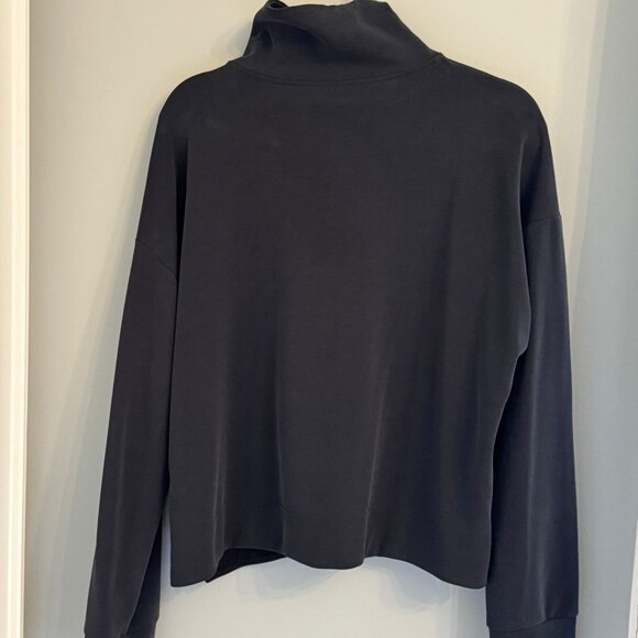 Athleta Seasoft 1/4 Zip Sweater - Black - Size XL - Picture 2 of 2